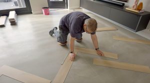 Patroon vloerverwarming infrezen