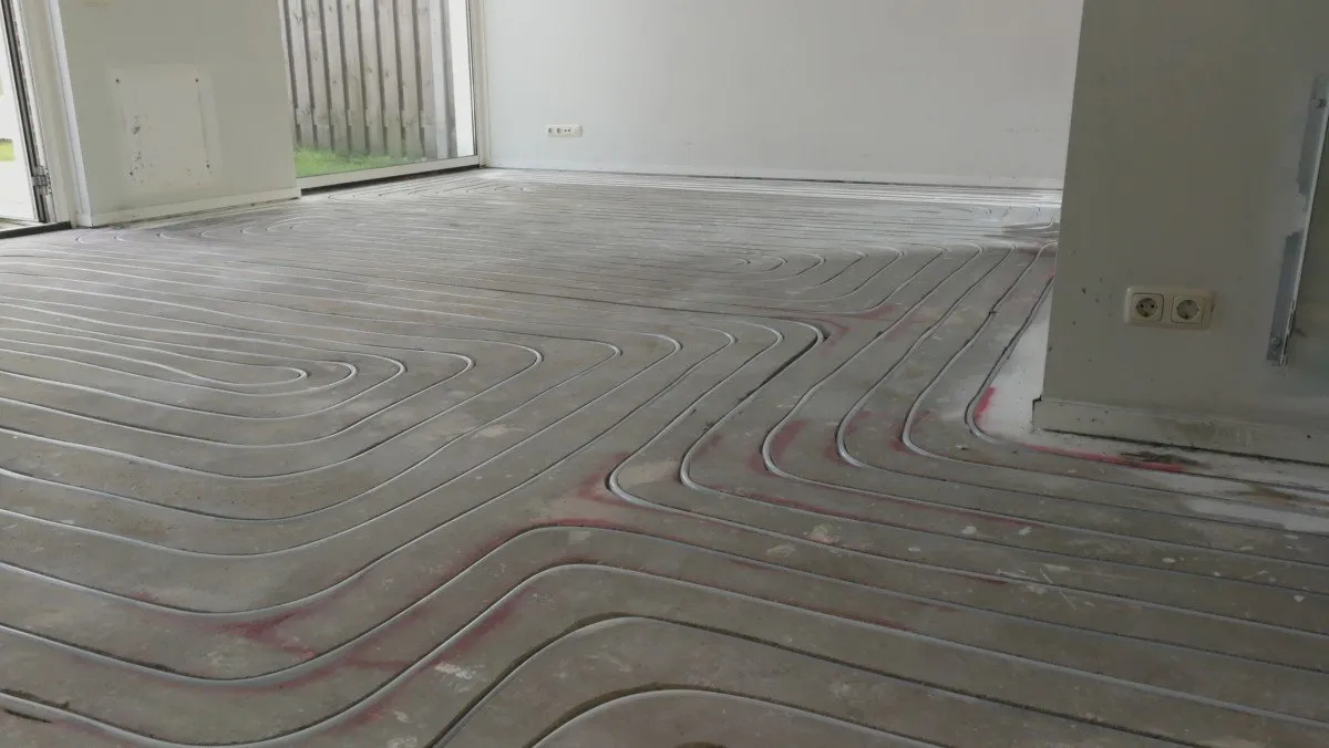 PVC vloer met vloerverwarming