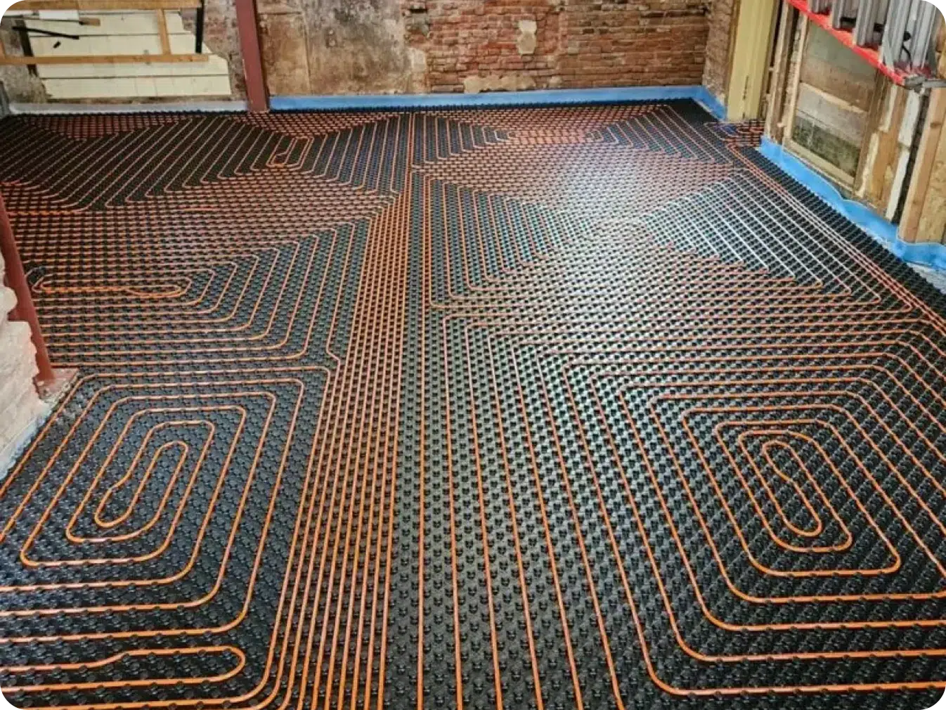 Renodexx systeemvloer klaar voor egaliseren