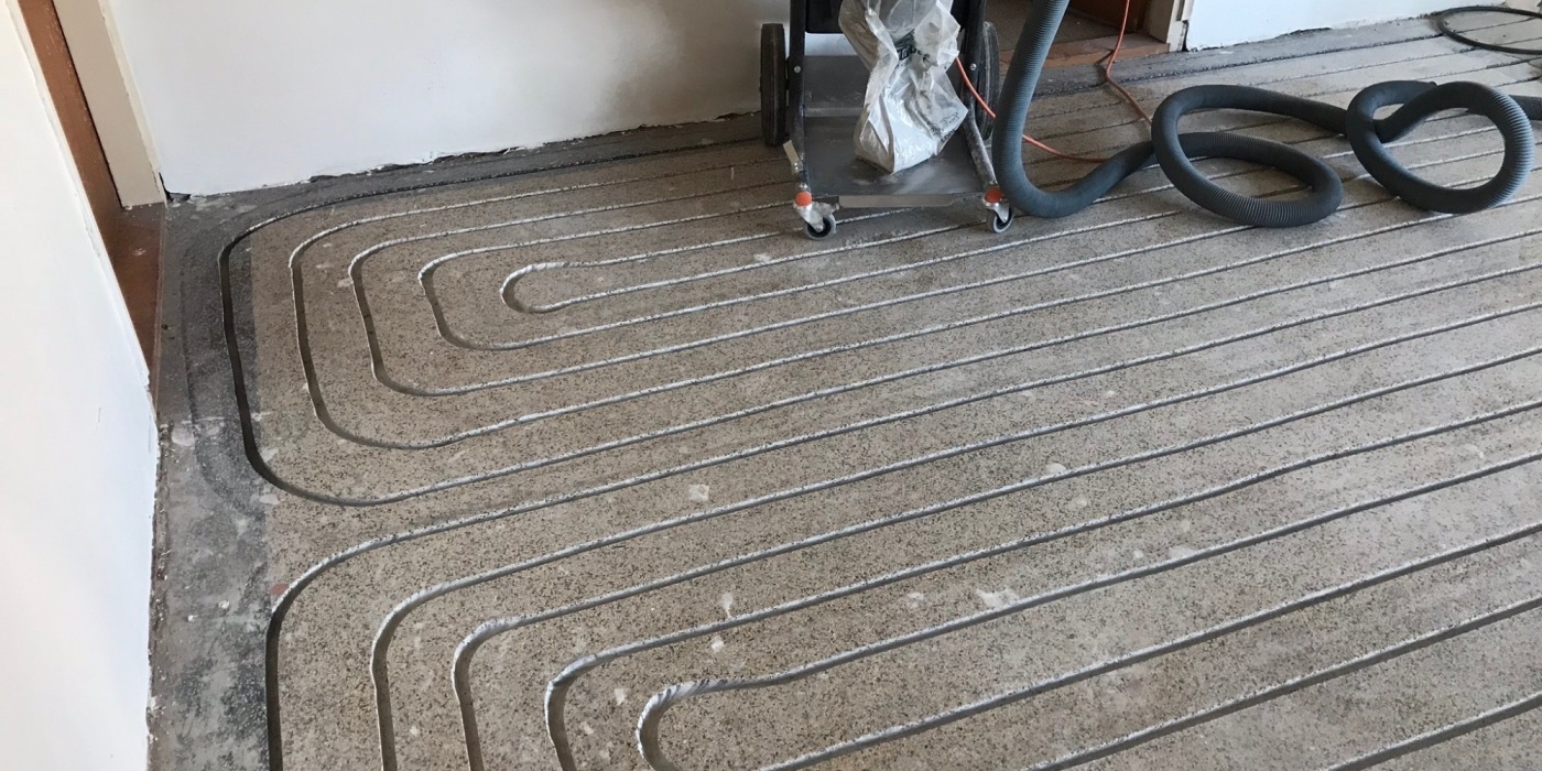 Vloerverwarming infrezen